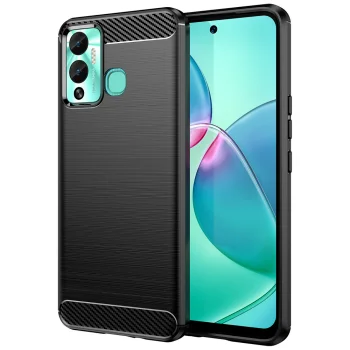 Case for Infinix Hot 12 Play NFC / Hot 12 Play Carbon Case, Black