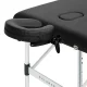 Balance 3-Segment Folding Massage Table, Aluminum, Black