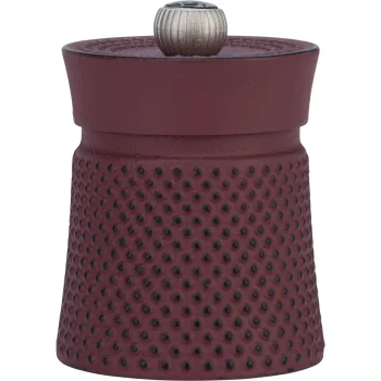 Peugeot Bali Fonte Cast Iron Pepper Mill 8 cm, Red