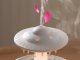 UFO Rain Cloud Air Humidifier and Aroma Diffuser with LED Light and Remote, White