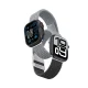 Set of 2 AmazingThing Blend Band Straps for Apple Watch 45/46/49mm, Grey-Black/Grey
