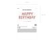 Happy Birthday Foil Balloon Banner Party Decoration 340x35 cm, Rose Gold