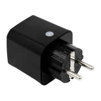 Išmanusis lizdas Shelly Plug M Gen3, Wi-Fi, Bluetooth, Matter, juodas
