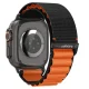 Spigen WBF1 Strap for Apple Watch 44 / 45 / 46 / 49 mm - Black / Orange