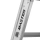Hailo Master D80 Double-Sided Folding Step Stool, 2 x 2 Steps