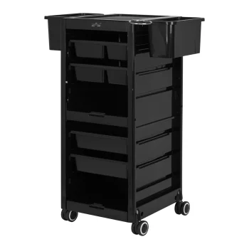 Gabbiano 68B Hairdressing Trolley, Black