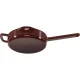 Fissler Moments Collection Cast Iron Frying Pan 24 cm, Burgundy Red