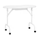 Activeshop 4031 Folding Manicure Table with Carrying Bag, White