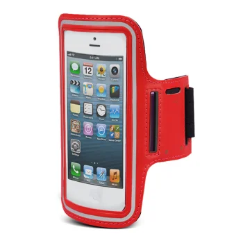 Maclean MC-405 R Sports Armband Phone Case (up to 4.8"), Red