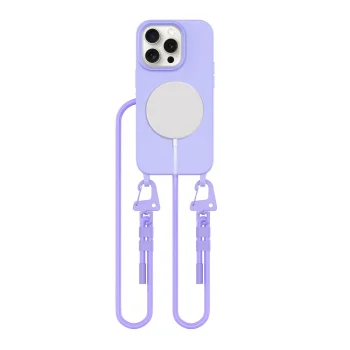 Tech-Protect iPhone 14 Pro Case MagNecklace MagSafe, Lavender