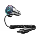 Joyroom JR-CL07 72W 3-in-1 Car Charger with 1.6m USB-C Cable, Black