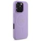 Guess iPhone 16 Pro Max Case Saffiano Peony Classic Logo MagSafe, Purple