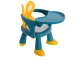 Kids Feeding and Play Chair with Table, Yellow/Blue