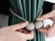 Decorative Clips Holders For Curtains Magnetically Strong, White
