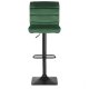 Sofotel Drava Velvet Bar Stool with Backrest, Green