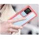 Outer Space Case for Xiaomi Poco F4 5G Hybrid Phone Case, Red