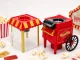 Retro Popcorn Maker Machine 1200W Oil-Free Hot Air