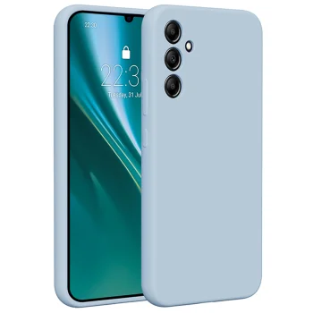 Etteri Silicone Case for Samsung Galaxy A34 5G Light Blue