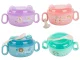Baby Feeding Tableware Set: Bowl with Lid and Spoon, 600ml