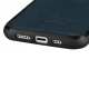 iCarer Leather Oil Wax Genuine Leather Case for iPhone 14 Plus, Blue