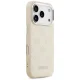 Guess Peony Hot Stamp Script MagSafe Phone Case Cover iPhone 17 Pro - Beige
