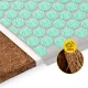 4FIZJO ECO Acupressure Mat with Pillow and Bag, Grey/Mint