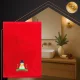 Ruhhy Christmas Towels Set of 3, Cotton Hand Towels, Red, Green, White