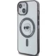 Karl Lagerfeld iPhone 15 Plus Case IML Karl`s Head MagSafe, Transparent