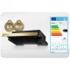 Berdsen BE-60-LW Telescopic Built-in Cooker Hood 60 cm, Black and Gold