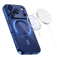 Tech-Protect MagFlex MagSafe Case for iPhone 17 Pro - Clear Navy Blue