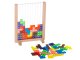 Endless Tetris Puzzle Board Game for Kids, 42 blocks