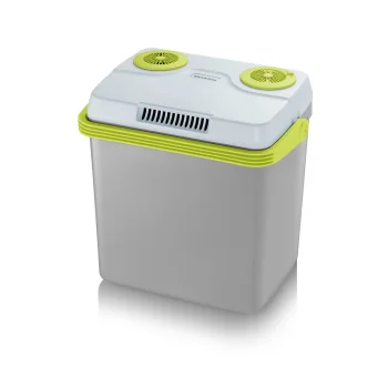 Severin TKB 2924 Electric Cool Box, 19L, Grey/Green