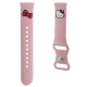 Hello Kitty Silicone Kitty Head Universal Smartwatch Strap 20mm, Pink