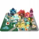 Kruzzel Wooden City Blocks with Puzzle and Sorter 100 pcs