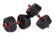 Movepro GB-SX Adjustable Dumbbells / Barbell Set, 2x15 kg (30 kg Total)