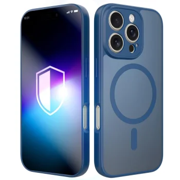 3mk Misty MagCase for Apple iPhone 16 Pro Max, Blue