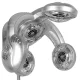Professional Standing Hair Processor Gabbiano GL-505S, Silver