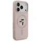Karl Lagerfeld iPhone 17 Pro Case Silicone Karl&Choupette MagSafe, Pink