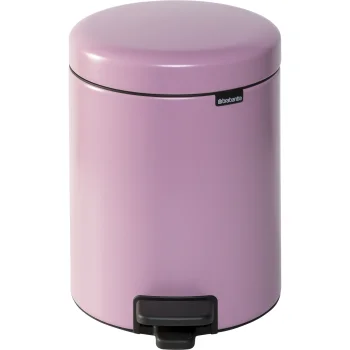 Brabantia NewIcon Pedal Bin, 5 L, Lilac Pink