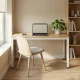 Dining Table and Computer Desk 120x60 cm ModernHome, light oak