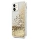 Guess 4G Big Liquid Glitter Case for iPhone 11 / XR Gold