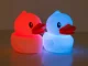 Kids LED Night Light Duck, Silicone, RGB, USB, White