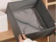 Textile Organizer for Clothes and Underwear, Grey, 28x28x13 cm