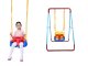 3 in 1 Kids Garden Swing Adjustable Seat with Backrest for Toddlers, blue