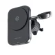 Acefast D18 MagSafe Car Holder with 15W Wireless Charger, Black