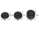 Silicone Thumb Grip Caps for Nintendo Switch 2 Joy-Con, 6 Pieces, Black