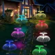 Jellyfish solar garden lights 4 pcs
