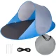 Pop-up Beach Tent with UV Protection, Blue/Silver