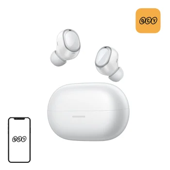 QCY MeloBuds A30 TWS Wireless Earbuds, White