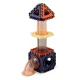 Ricokids RK-765 Magnetic Building Blocks with Marble Run Slide, 110 Pcs